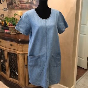 FADS Vintage Denim Dress with pockets